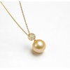 image:imageWife Jewelry Plated 18K Gold  Genuine South Sea Golden Pearl Jewelry Pendant Necklace for Women Birthday Jewelry for Girlfriend Valentines Day for Wife Mothers Day for Mom Grandma NO11287