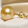 image:imageWife Jewelry Plated 18K Gold  Genuine South Sea Golden Pearl Jewelry Pendant Necklace for Women Birthday Jewelry for Girlfriend Valentines Day for Wife Mothers Day for Mom Grandma NO11272