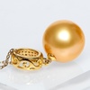 image:imageWife Jewelry Plated 18K Gold  Genuine South Sea Golden Pearl Jewelry Pendant Necklace for Women Birthday Jewelry for Girlfriend Valentines Day for Wife Mothers Day for Mom Grandma NO11281