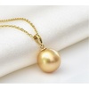 image:imageWife Jewelry Plated 18K Gold  Genuine South Sea Golden Pearl Jewelry Pendant Necklace for Women Birthday Jewelry for Girlfriend Valentines Day for Wife Mothers Day for Mom Grandma NO11277
