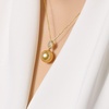 image:imageWife Jewelry Plated 18K Gold  Genuine South Sea Golden Pearl Jewelry Pendant Necklace for Women Birthday Jewelry for Girlfriend Valentines Day for Wife Mothers Day for Mom Grandma NO11241