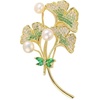 image:imageGifts for Wife Anniversary Brooch for Women Pearl Brooch Real 910mm AAA Quality Handpicked Nature Pearls and D Color Moissanite  Gifts for Mom Girlfriend Her NO11345
