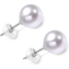 image:imageNONNYL 18K Gold Pearl Earrings  Mothers Day Anniversary Birthday Christmas Valentines Jewelry Gifts for Mom Wife Women HerStud
