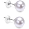 image:imageNONNYL 18K Gold Pearl Earrings  Mothers Day Anniversary Birthday Christmas Valentines Jewelry Gifts for Mom Wife Women HerStud Earring