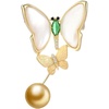 image:imageNONNYL Elegant South Sea Golden Pearl Brooch Pins Costume Jewelry For Women Fashion Christmas Gifts Wife Mom Girlfriend Anniversary Birthday Fine Jewelry Gifts for Her NO1174