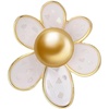 image:imageNONNYL Elegant South Sea Golden Pearl Brooch Pins Costume Jewelry For Women Fashion Christmas Gifts Wife Mom Girlfriend Anniversary Birthday Fine Jewelry Gifts for Her NO1141