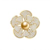 image:imageNONNYL Elegant South Sea Golden Pearl Brooch Pins Costume Jewelry For Women Fashion Christmas Gifts Wife Mom Girlfriend Anniversary Birthday Fine Jewelry Gifts for Her NO2236