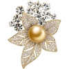 image:imageNONNYL Elegant South Sea Golden Pearl Brooch Pins Costume Jewelry For Women Fashion Christmas Gifts Wife Mom Girlfriend Anniversary Birthday Fine Jewelry Gifts for Her NO2272