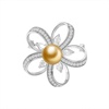 image:imageNONNYL Elegant South Sea Golden Pearl Brooch Pins Costume Jewelry For Women Fashion Christmas Gifts Wife Mom Girlfriend Anniversary Birthday Fine Jewelry Gifts for Her NO1173