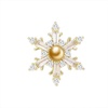image:imageNONNYL Elegant South Sea Golden Pearl Brooch Pins Costume Jewelry For Women Fashion Christmas Gifts Wife Mom Girlfriend Anniversary Birthday Fine Jewelry Gifts for Her NO2238