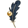 image:imageNONNYL Elegant South Sea Golden Pearl Brooch Pins Costume Jewelry For Women Fashion Christmas Gifts Wife Mom Girlfriend Anniversary Birthday Fine Jewelry Gifts for Her NO2258
