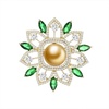 image:imageNONNYL Elegant South Sea Golden Pearl Brooch Pins Costume Jewelry For Women Fashion Christmas Gifts Wife Mom Girlfriend Anniversary Birthday Fine Jewelry Gifts for Her NO1168