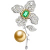 image:imageNONNYL Elegant South Sea Golden Pearl Brooch Pins Costume Jewelry For Women Fashion Christmas Gifts Wife Mom Girlfriend Anniversary Birthday Fine Jewelry Gifts for Her NO2269