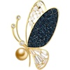 image:imageNONNYL Elegant South Sea Golden Pearl Brooch Pins Costume Jewelry For Women Fashion Christmas Gifts Wife Mom Girlfriend Anniversary Birthday Fine Jewelry Gifts for Her NO1140