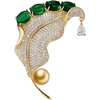 image:imageNONNYL Elegant South Sea Golden Pearl Brooch Pins Costume Jewelry For Women Fashion Christmas Gifts Wife Mom Girlfriend Anniversary Birthday Fine Jewelry Gifts for Her NO2246