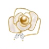 image:imageNONNYL Elegant South Sea Golden Pearl Brooch Pins Costume Jewelry For Women Fashion Christmas Gifts Wife Mom Girlfriend Anniversary Birthday Fine Jewelry Gifts for Her NO1157
