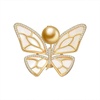 image:imageNONNYL Elegant South Sea Golden Pearl Brooch Pins Costume Jewelry For Women Fashion Christmas Gifts Wife Mom Girlfriend Anniversary Birthday Fine Jewelry Gifts for Her NO1152