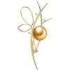 image:imageNONNYL Elegant South Sea Golden Pearl Brooch Pins Costume Jewelry For Women Fashion Christmas Gifts Wife Mom Girlfriend Anniversary Birthday Fine Jewelry Gifts for Her NO1177