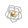 image:imageNONNYL Elegant South Sea Golden Pearl Brooch Pins Costume Jewelry For Women Fashion Christmas Gifts Wife Mom Girlfriend Anniversary Birthday Fine Jewelry Gifts for Her NO2268
