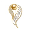 image:imageNONNYL Elegant South Sea Golden Pearl Brooch Pins Costume Jewelry For Women Fashion Christmas Gifts Wife Mom Girlfriend Anniversary Birthday Fine Jewelry Gifts for Her NO1161