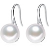 image:imageNONNYL Gifts for Wife Anniversary 18K Gold Pearl Stud Earrings for Women Genuine Handpicked Nature White Pearls Earring Birthday Christmas Mothers Day Valentines Day Jewelry Gifts78mm