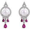 image:imageNONNYL Gifts for Wife Jewelry  Pearl Jewelry Earrings for Women Birthday Jewelry for Girlfriend Valentines Day for Wife Mothers Day for Mom Grandma N8367