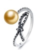 image:imageNONNYL Wife Jewelry Gifts  Genuine South Sea Golden Pearl Jewelry Rings for Women Birthday Jewelry for Girlfriend Valentines Day for Wife Mothers Day for Mom Grandma NO33258