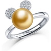 image:imageNONNYL Wife Jewelry Gifts  Genuine South Sea Golden Pearl Jewelry Rings for Women Birthday Jewelry for Girlfriend Valentines Day for Wife Mothers Day for Mom Grandma NO33248