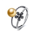 image:imageNONNYL Wife Jewelry Gifts  Genuine South Sea Golden Pearl Jewelry Rings for Women Birthday Jewelry for Girlfriend Valentines Day for Wife Mothers Day for Mom Grandma NO33255