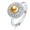 image:imageNONNYL Wife Jewelry Gifts  Genuine South Sea Golden Pearl Jewelry Rings for Women Birthday Jewelry for Girlfriend Valentines Day for Wife Mothers Day for Mom Grandma NO33241