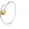 image:imageWife Jewelry Gifts  Genuine South Sea Golden Pearl Jewelry Bracelet for Women Birthday Jewelry for Girlfriend Valentines Day for Wife Mothers Day for Mom Grandma Gifts for Her NO33712