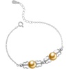image:imageWife Jewelry Gifts  Genuine South Sea Golden Pearl Jewelry Bracelet for Women Birthday Jewelry for Girlfriend Valentines Day for Wife Mothers Day for Mom Grandma Gifts for Her NO33668