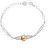 image:imageWife Jewelry Gifts  Genuine South Sea Golden Pearl Jewelry Bracelet for Women Birthday Jewelry for Girlfriend Valentines Day for Wife Mothers Day for Mom Grandma Gifts for Her NO33681