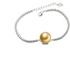 image:imageWife Jewelry Gifts  Genuine South Sea Golden Pearl Jewelry Bracelet for Women Birthday Jewelry for Girlfriend Valentines Day for Wife Mothers Day for Mom Grandma Gifts for Her NO33699