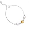 image:imageWife Jewelry Gifts  Genuine South Sea Golden Pearl Jewelry Bracelet for Women Birthday Jewelry for Girlfriend Valentines Day for Wife Mothers Day for Mom Grandma Gifts for Her NO33666