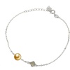 image:imageWife Jewelry Gifts  Genuine South Sea Golden Pearl Jewelry Bracelet for Women Birthday Jewelry for Girlfriend Valentines Day for Wife Mothers Day for Mom Grandma Gifts for Her NO33685