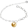 image:imageWife Jewelry Gifts  Genuine South Sea Golden Pearl Jewelry Bracelet for Women Birthday Jewelry for Girlfriend Valentines Day for Wife Mothers Day for Mom Grandma Gifts for Her NO33696