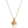image:imageWife Jewelry Plated 18K Gold  Genuine South Sea Golden Pearl Jewelry Pendant Necklace for Women Birthday Jewelry for Girlfriend Valentines Day for Wife Mothers Day for Mom Grandma NO11300