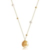 image:imageWife Jewelry Plated 18K Gold  Genuine South Sea Golden Pearl Jewelry Pendant Necklace for Women Birthday Jewelry for Girlfriend Valentines Day for Wife Mothers Day for Mom Grandma NO11285