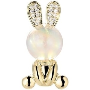 image:imageGifts for Wife Anniversary Brooch for Women Pearl Brooch Real 910mm AAA Quality Handpicked Nature Pearls and D Color Moissanite  Gifts for Mom Girlfriend Her NO11425