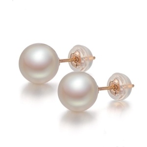 image:imageNONNYL 14K Gold Handpicked AAA Quality Freshwater Cultured White Pearl Stud Earrings for Womenyellowgold 10mm