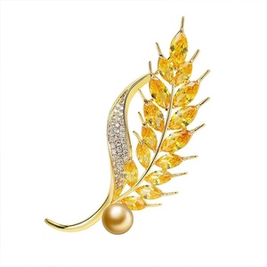 image:imageNONNYL Elegant South Sea Golden Pearl Brooch Pins Costume Jewelry For Women Fashion Christmas Gifts Wife Mom Girlfriend Anniversary Birthday Fine Jewelry Gifts for Her NO2279