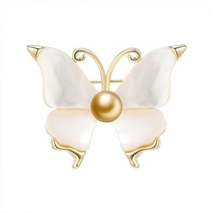 image:imageNONNYL Elegant South Sea Golden Pearl Brooch Pins Costume Jewelry For Women Fashion Christmas Gifts Wife Mom Girlfriend Anniversary Birthday Fine Jewelry Gifts for Her NO1151