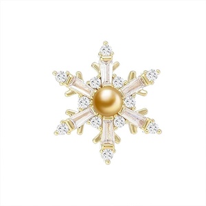 image:imageNONNYL Elegant South Sea Golden Pearl Brooch Pins Costume Jewelry For Women Fashion Christmas Gifts Wife Mom Girlfriend Anniversary Birthday Fine Jewelry Gifts for Her NO2238
