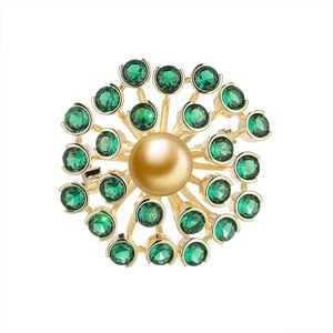 image:imageNONNYL Elegant South Sea Golden Pearl Brooch Pins Costume Jewelry For Women Fashion Christmas Gifts Wife Mom Girlfriend Anniversary Birthday Fine Jewelry Gifts for Her NO2278