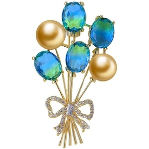 image:imageNONNYL Elegant South Sea Golden Pearl Brooch Pins Costume Jewelry For Women Fashion Christmas Gifts Wife Mom Girlfriend Anniversary Birthday Fine Jewelry Gifts for Her NO1138