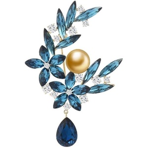 image:imageNONNYL Elegant South Sea Golden Pearl Brooch Pins Costume Jewelry For Women Fashion Christmas Gifts Wife Mom Girlfriend Anniversary Birthday Fine Jewelry Gifts for Her NO1137