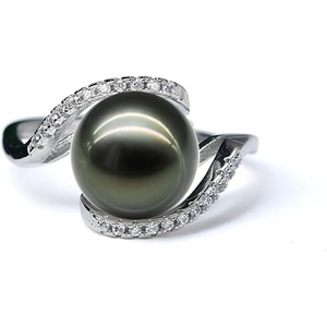 image:imageNONNYL Gifts for Wife Anniversary Tahitian Black Pearl Rings for WomenMothers Day Gifts for Mom GirlfriendBirthday Christmas Valentines Day Gift for Her Jewelry