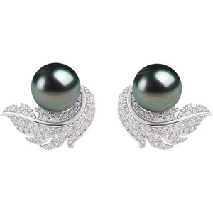 image:imageNONNYL Gifts for Women WifeTahitian Black Pearl Earrings Gift for Wife Wedding Birthday Anniversary JewelryMothers Day Gifts for Mom Christmas Valentines Day Gift for Women Her