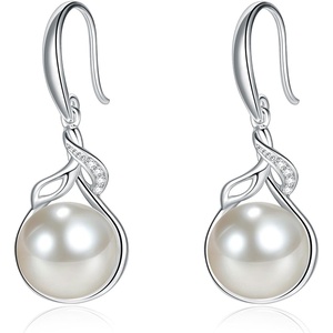 image:imageNONNYL Mothers Day Gifts for Mom Women Wife Anniversary Pearl Earrings Birthday Day Gift Christmas Day Fine Jewelry Gifts for Women Wife Valentines Day for Her